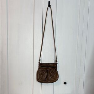 Fossil Brown Genuie Leather Crossbody Bag